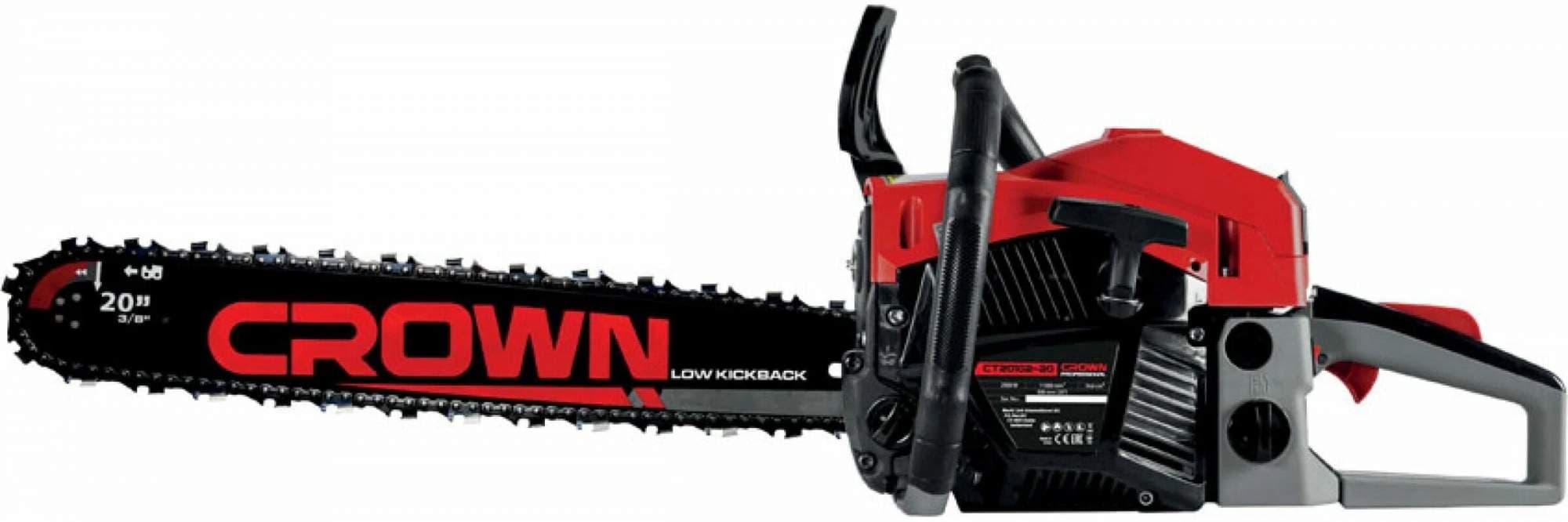Tronçonneuse à chaine à essence 20“ 54.6cc 2300W CT20102 | CROWN