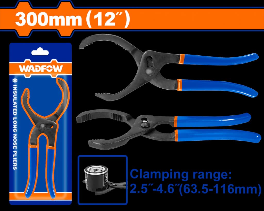 WADFOW Pince filtre à huile 12 pouces 300mm WPL6612