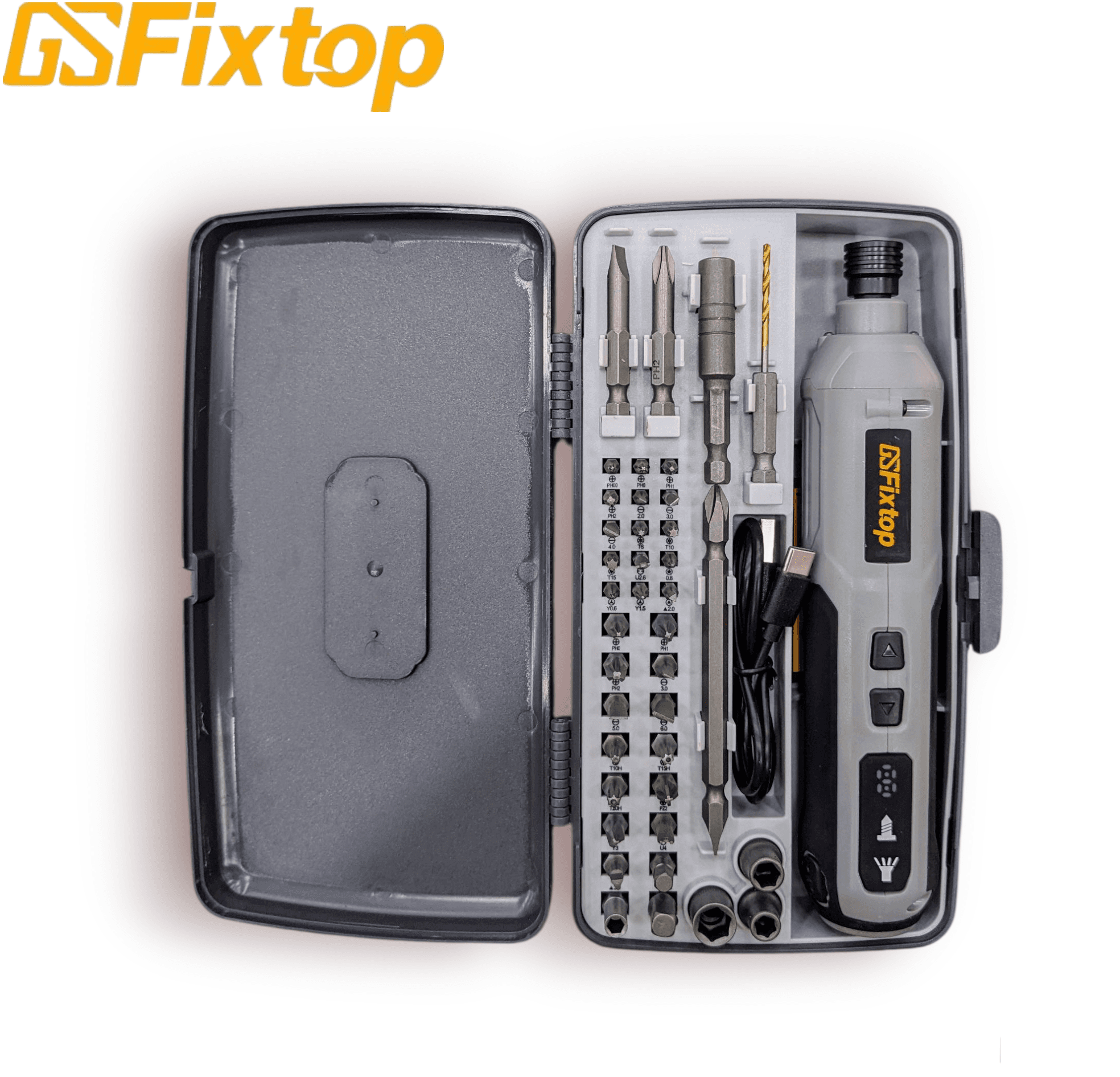 FIXTOP TOURNEVIS ELECTRIQUE 4V 40PCS