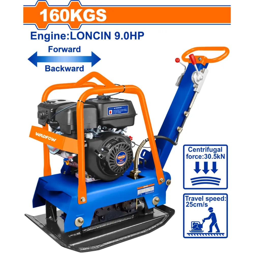 WADFOW Rouleau compresseur à essence de 160 kg WPA2A160