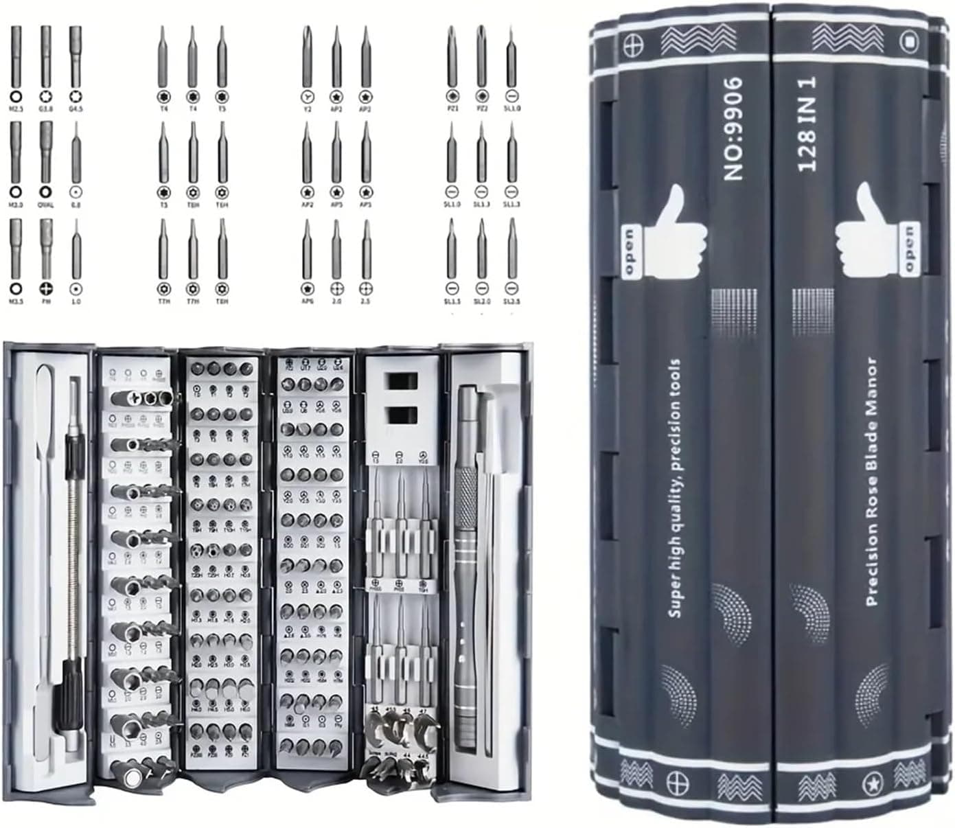 Set de Tournevis de Précision 128 pièces