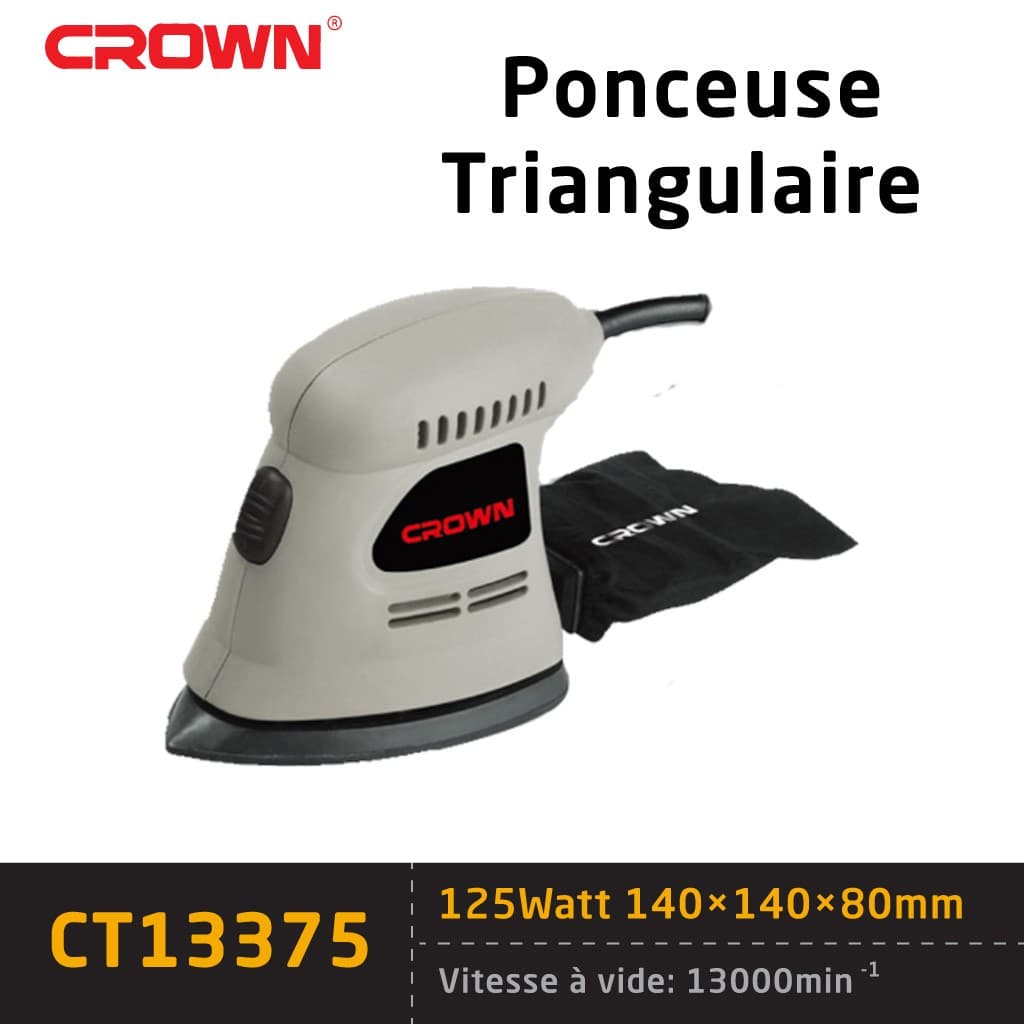 Ponceuse Crown vibrante 125 mm