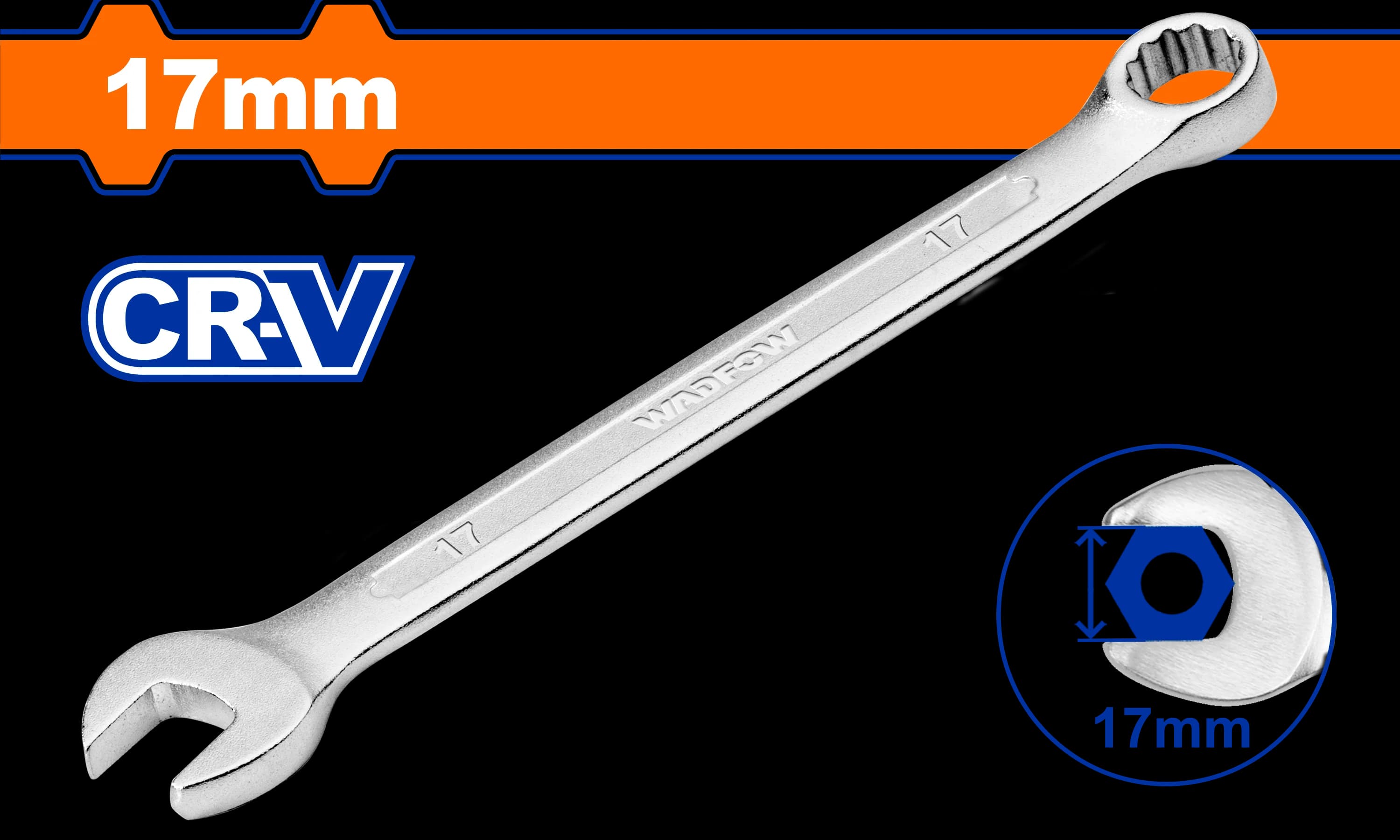 WADFOW CLE MIXTE 17MM WSA1117