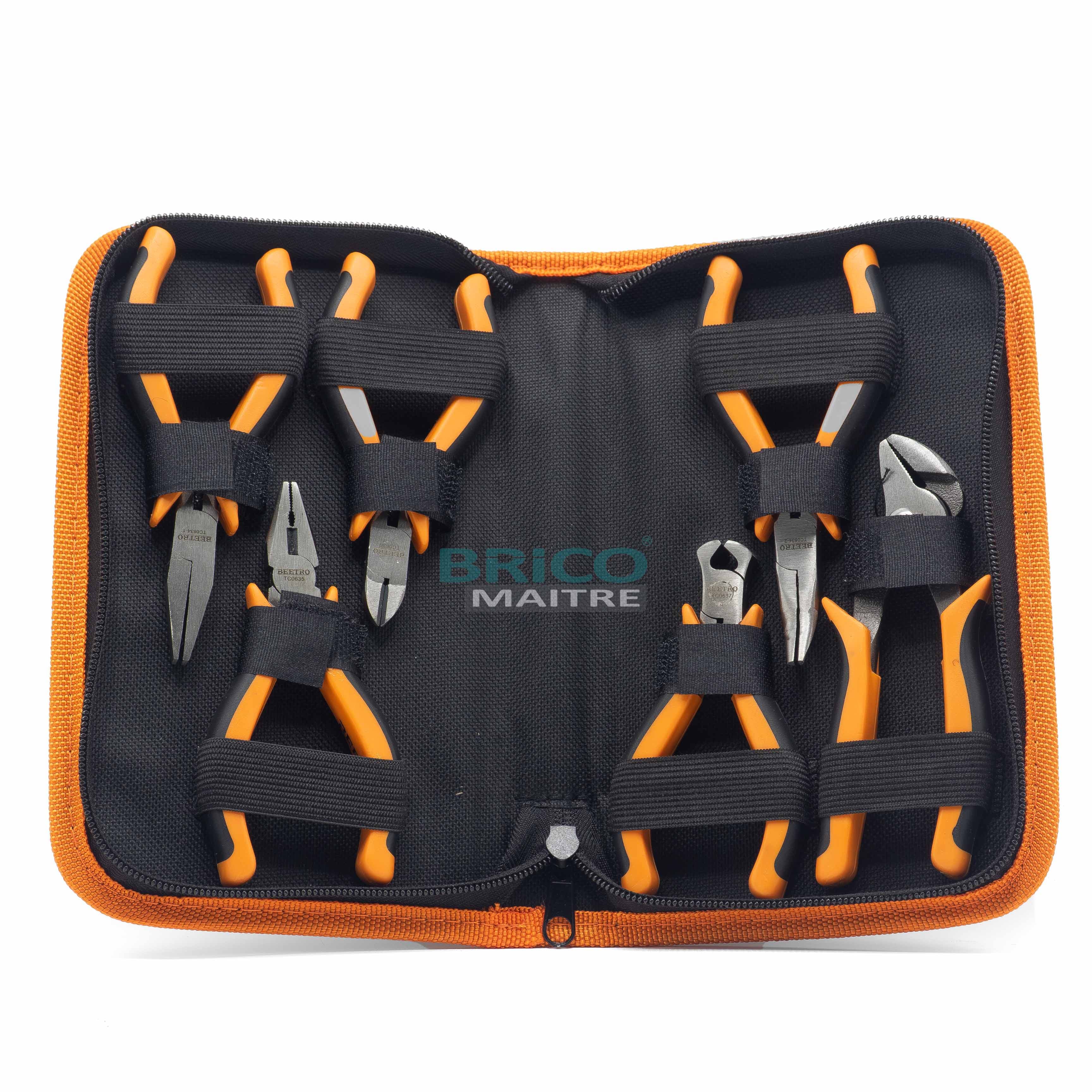 ensemble BEETRO de six mini pinces variées