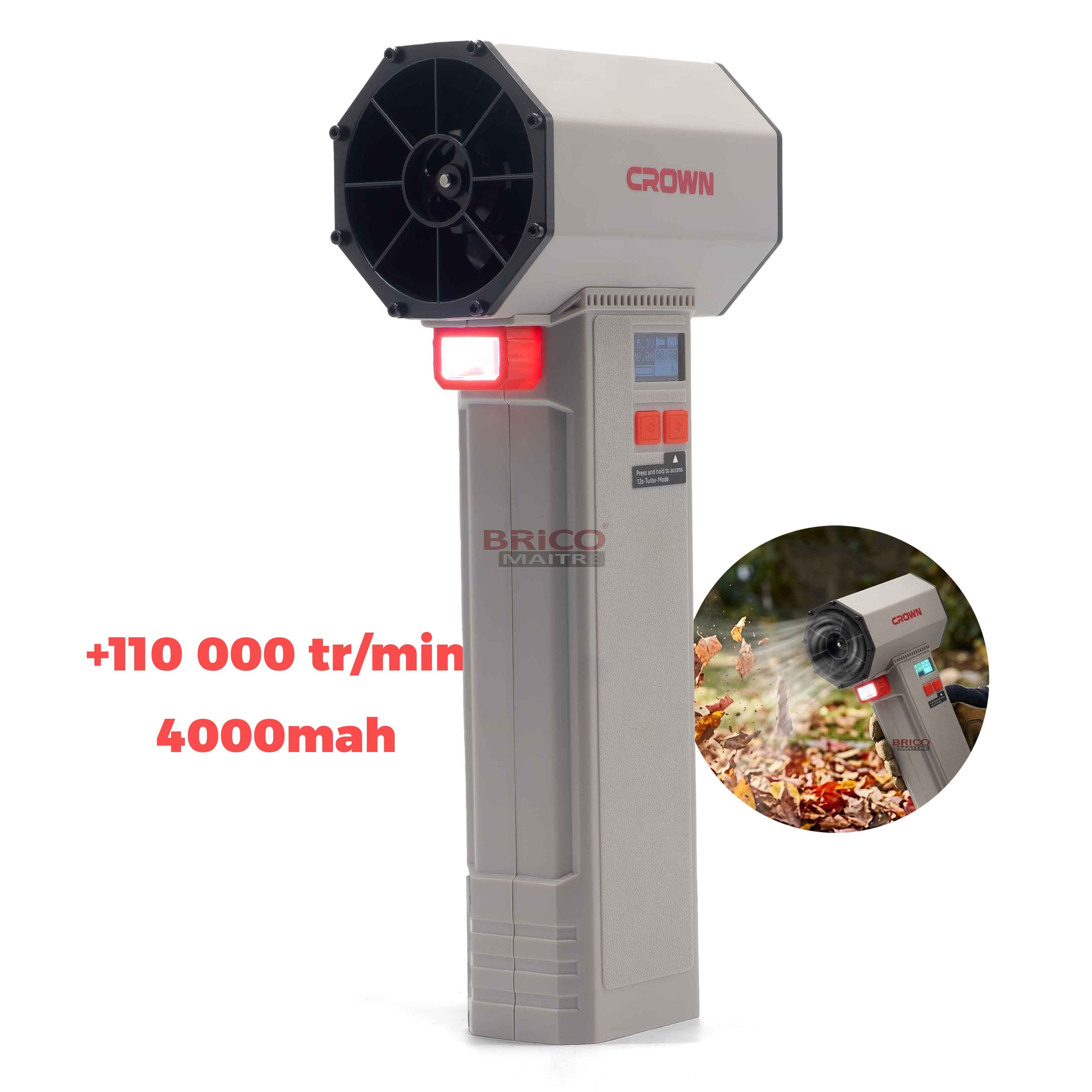 CROWN Souffleur sans-fil 55 m/s CT26065