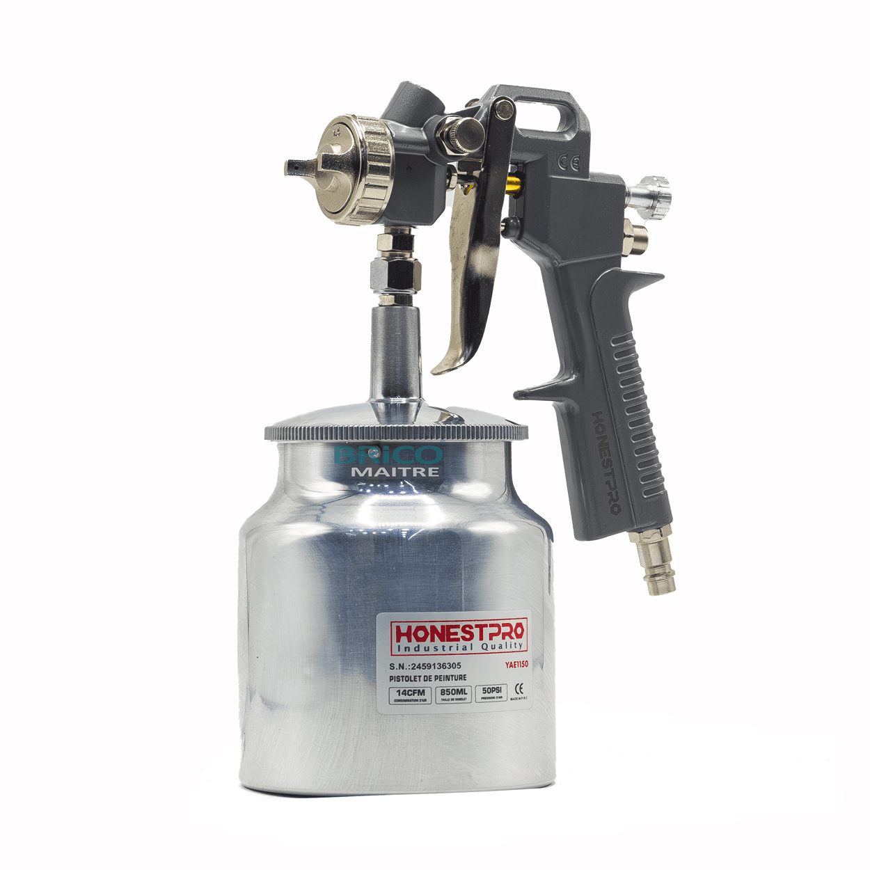 HONESTPRO PISTOLET PEINTURE 850 ML YAE1150