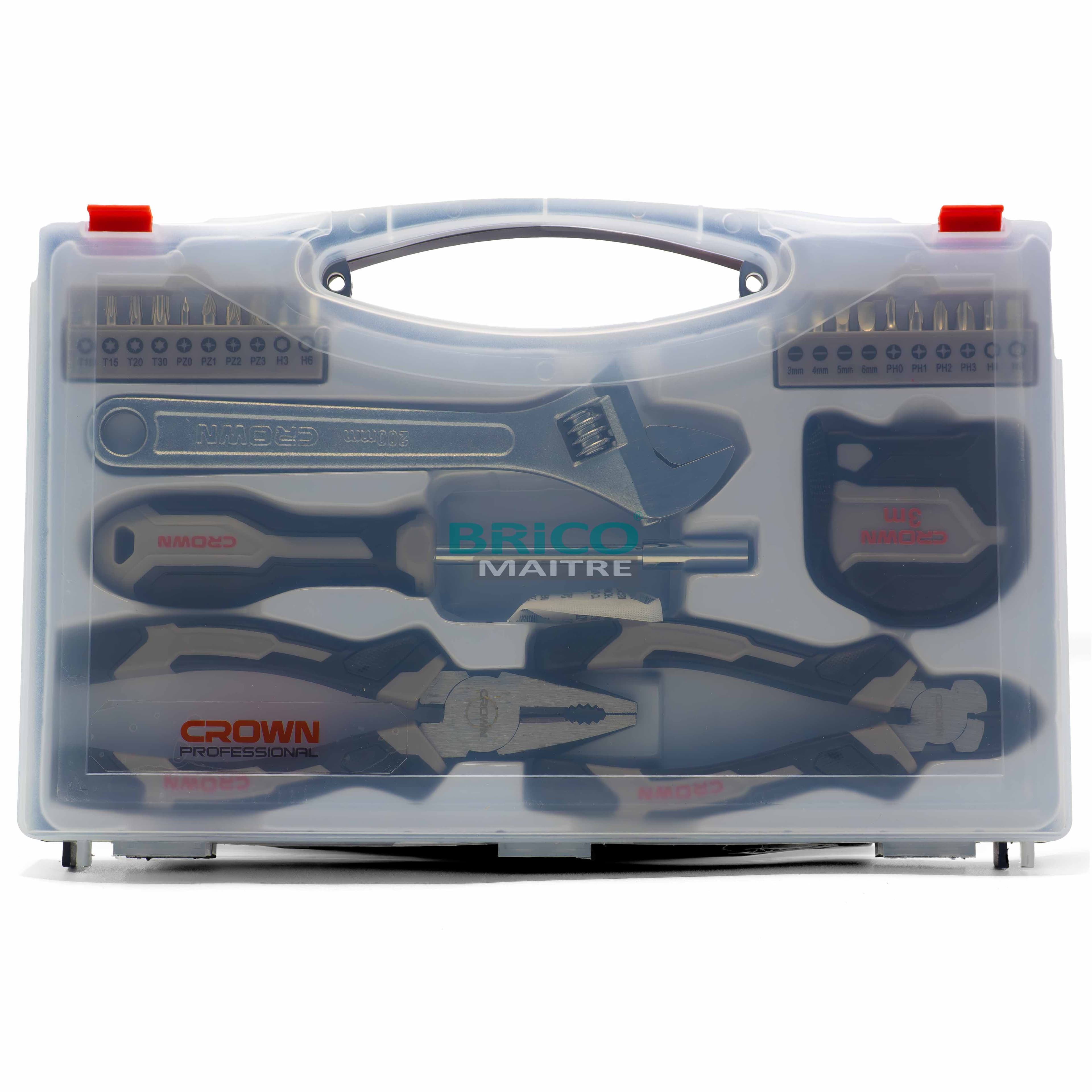 CROWN CAISSE A OUTILS 25PCS