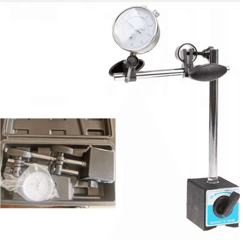 Comparateur à cadran avec base magnétique