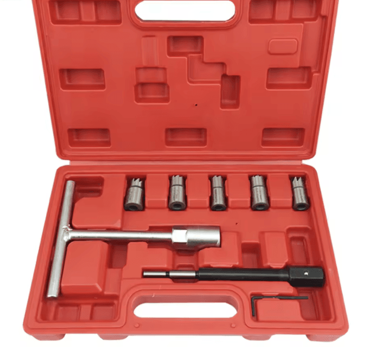 Kit de nettoyage d'injecteur 7 pièces