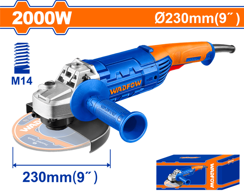 WADFOW MEULEUSE D'ANGLE 230MM 2000W WAG852001