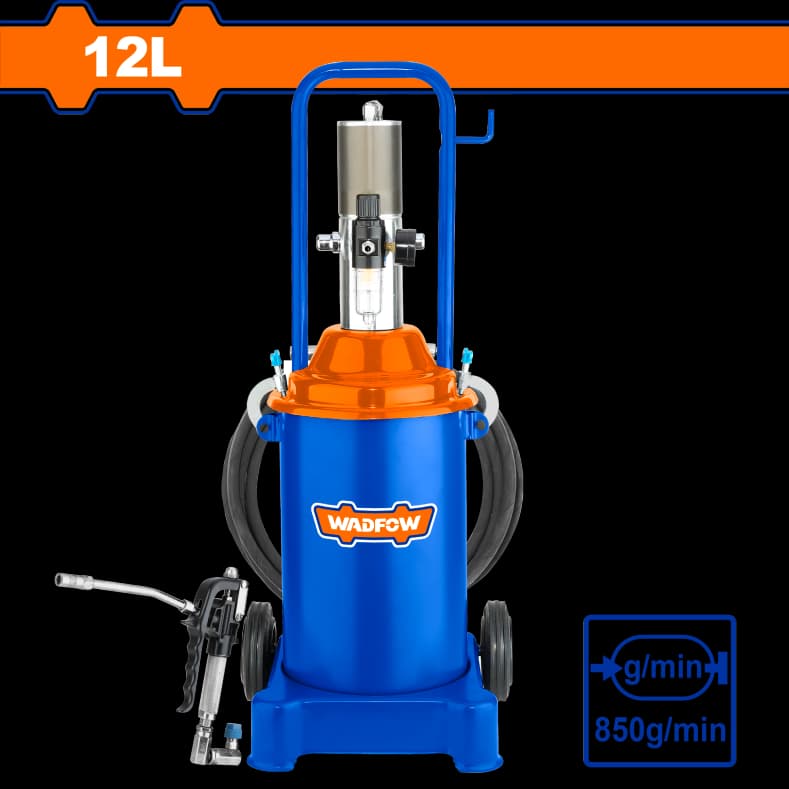 WADFOW POMPE A GRAISSE PNEUMATIQUE 12L WAL1A12