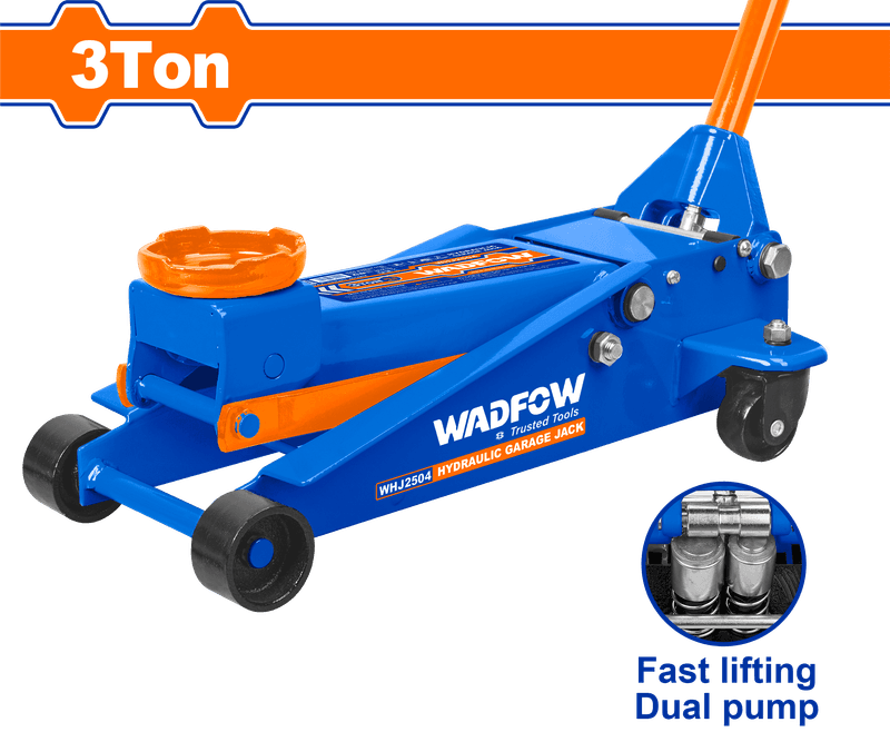 WADFOW CRIC CHARIOT DOUBLE PISTON   3 TON   WADFOW WHJ2504