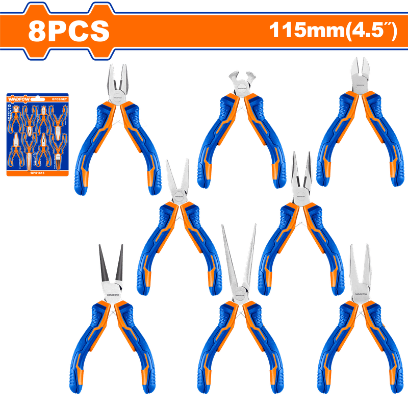 WADFOW JEU DE MINI PINCES 8PCS WPS1618