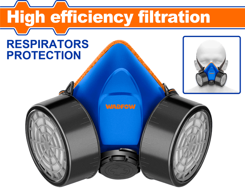 WADFOW MASQUE DE POUSSIERES DOUBLE-FILTRES