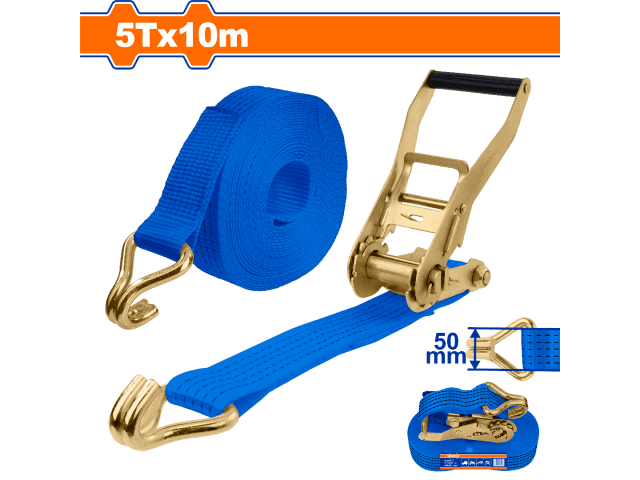 Sangle à Cliquet 5 Tonnes x 10m | WADFOW WRT23510