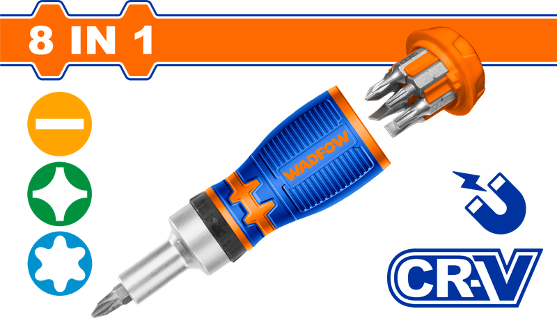 WADFOW TOURNEVIS EMBOUTS 8 EN 1 WSS8608