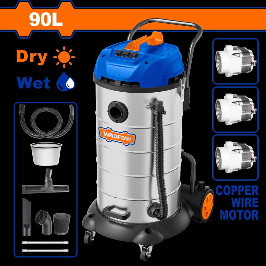 WADFOW ASPIRATEUR 90L 3M 3*1200W WVR5A90