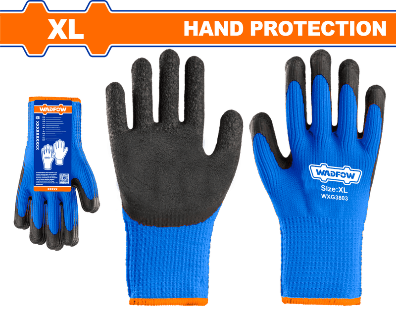 WADFOW PAIRE DE GANTS EN LATEX TAILLE XL  WXG3803