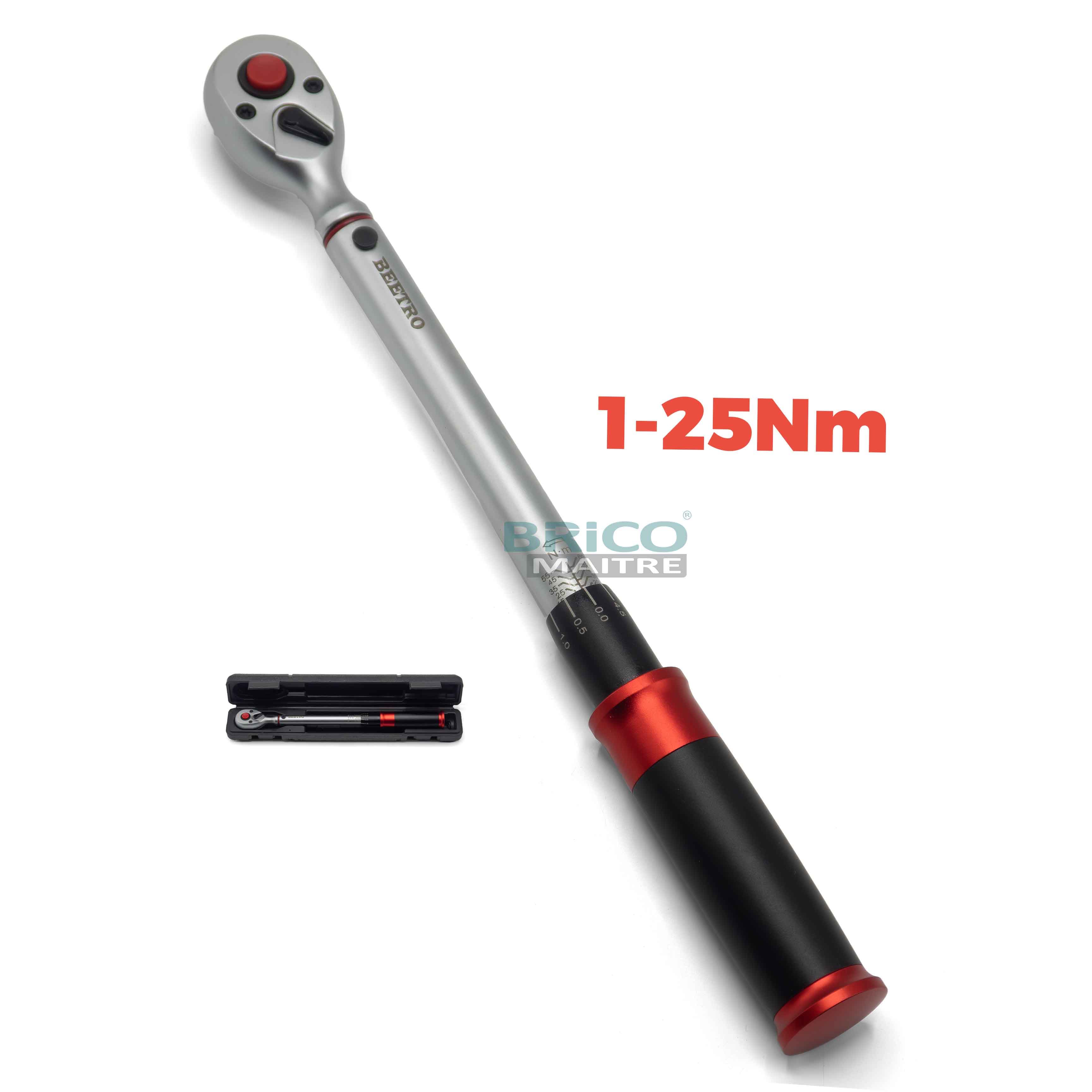 Clé Dynamométrique de Précision BEETRO 3/8" (10-25 Nm)