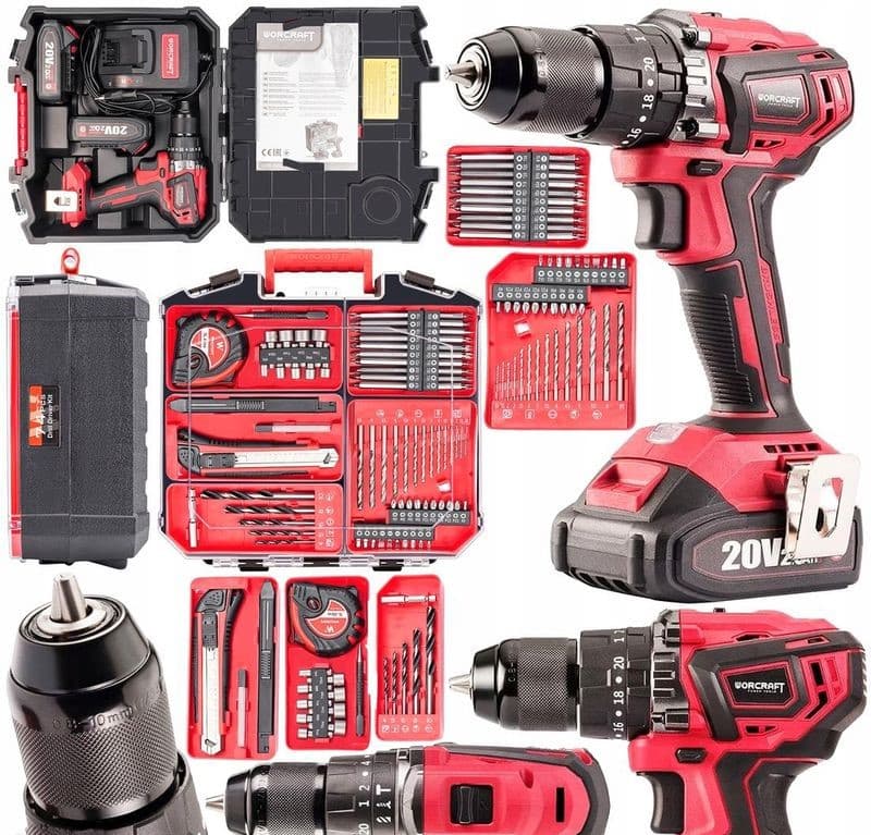 WORCRAFT VISSEUSE PERCEUSE 2*2.0AH BRUSHLESS CHD-S20LIBAS