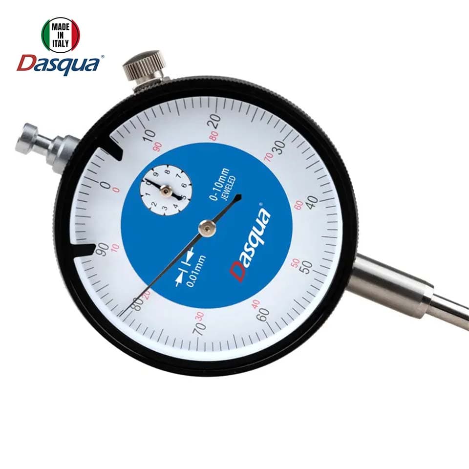 DASQUA INDICATEUR DE CADRAN 0-10MM 0.01MM/FLAT BACK 5111-1105