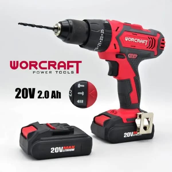 WORCRAFT Visseuse A Percussion 2.0AH 20V CD-20LIH