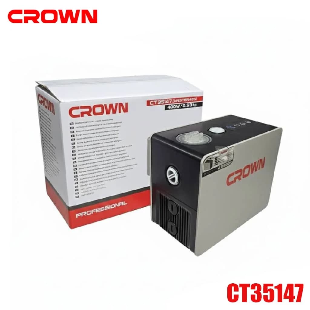CROWN POMPE DE SURPESSION D'EAU SILENCIEUSE 400W 0.53HP CT35147 — Photo 2