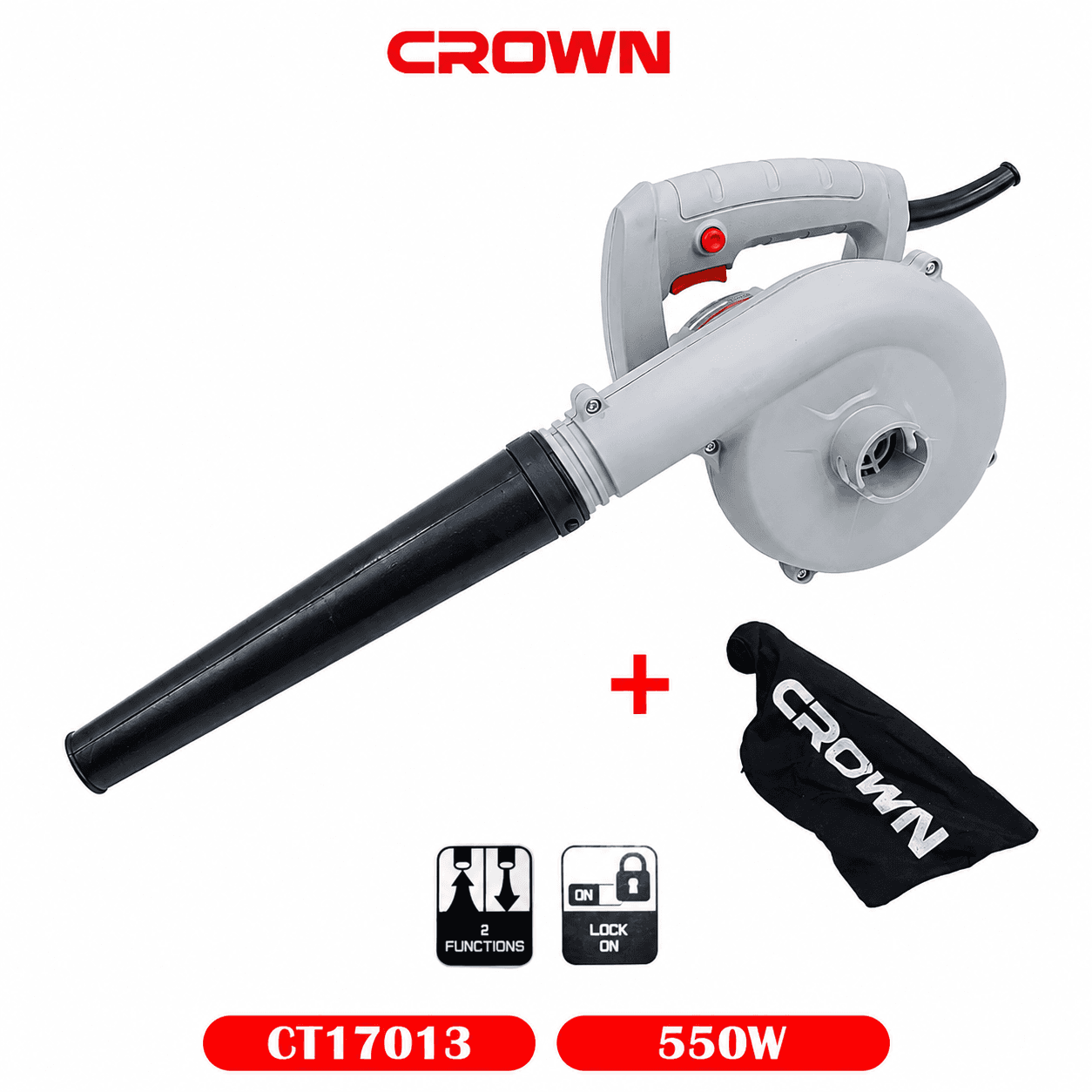 CROWN SOUFFLEUR ELECTRIQUE 550W CT17013 — صورة 1