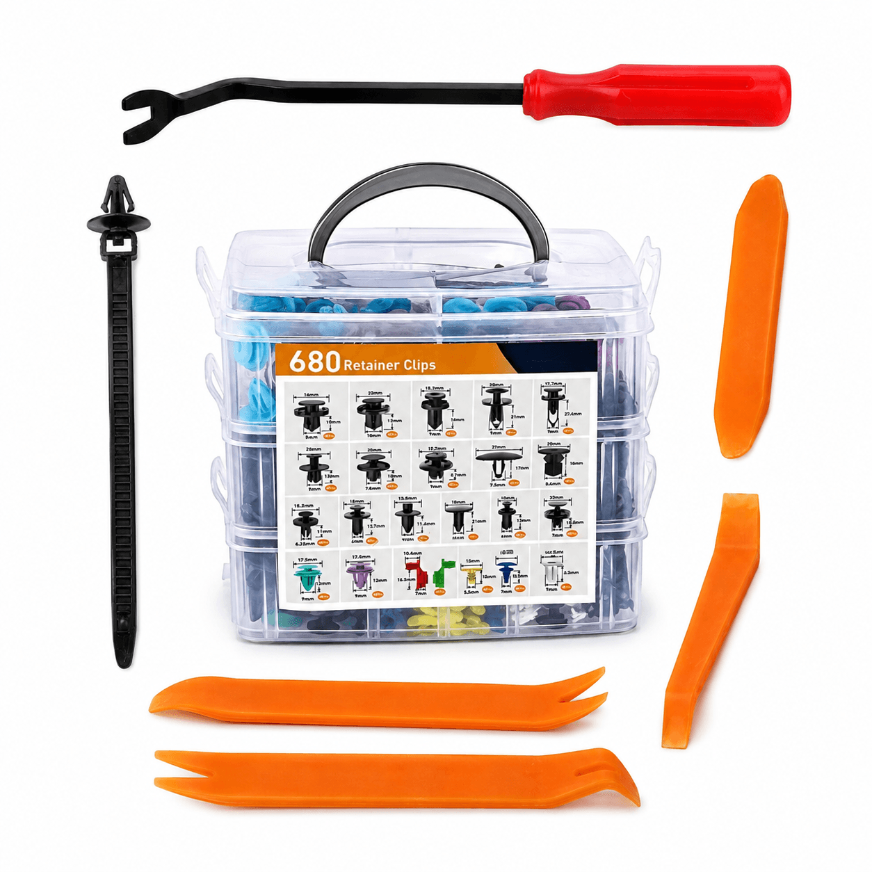 Kit de fixation automobile complet (680 pièces) — Photo 1