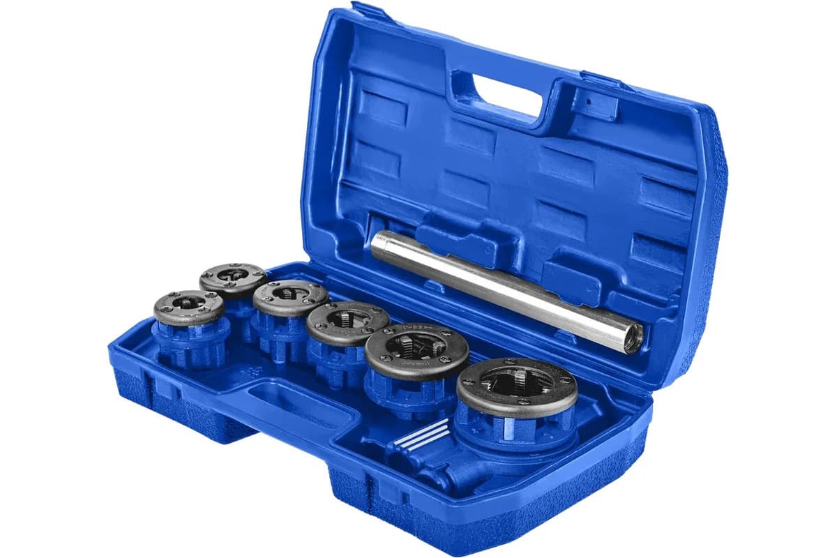 WADFOW KIT FILIERE POUR TUYAUX 10PCS 1/2" à 2" WJK1D91 — Photo 2