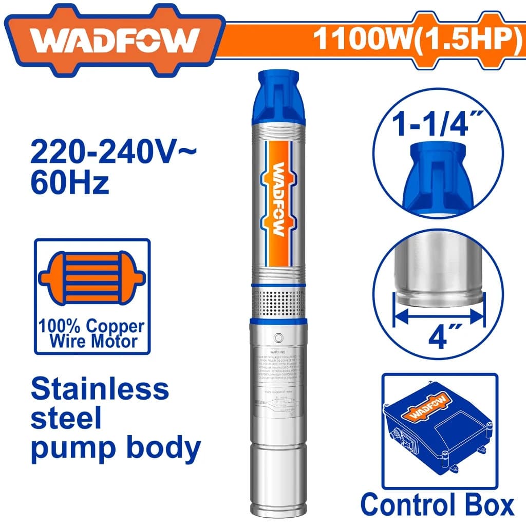 WADFOW POMPE IMMERGÉE 4" 1100W WWPD6041 — صورة 1