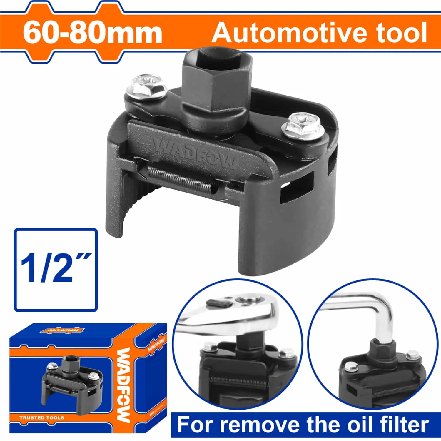 WADFOW CLE FILTRE A HUILE 1/2 6080MM WUL2560 — صورة 1