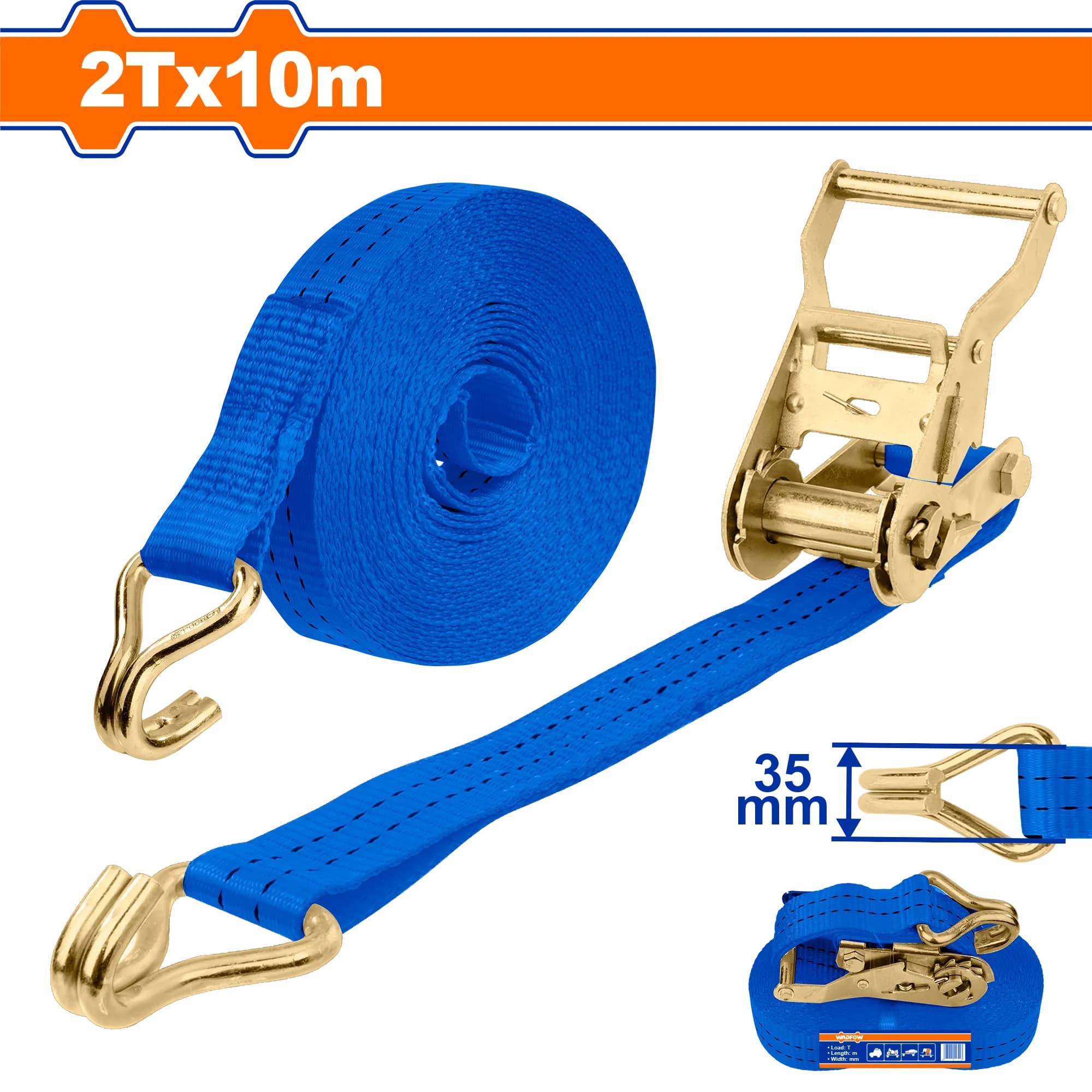WADFOW SANGLE A CLIQUET 2T*10M WRT13210 — صورة 1