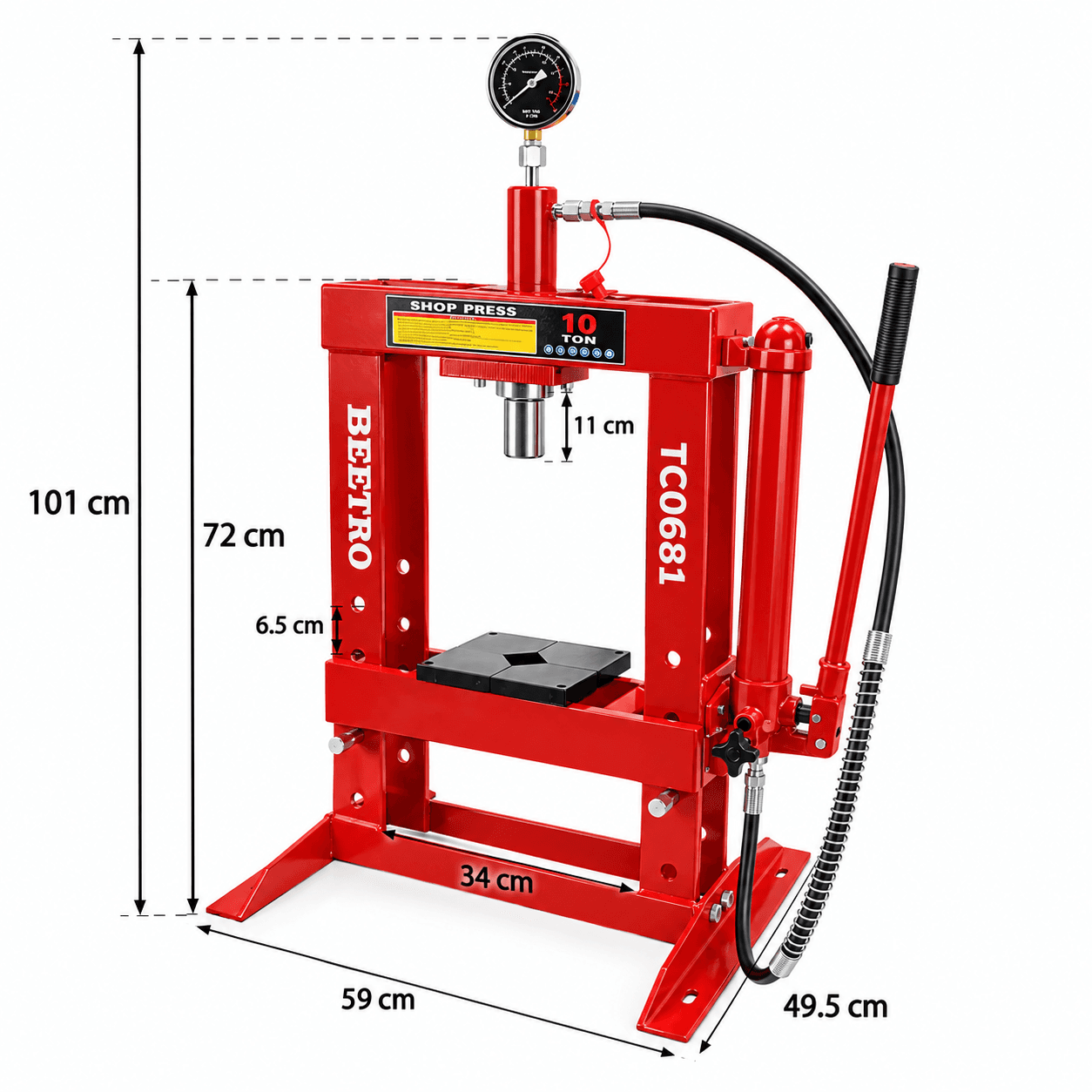 BEETRO-PRESSE HYDR 10T TC0681 — Photo 2