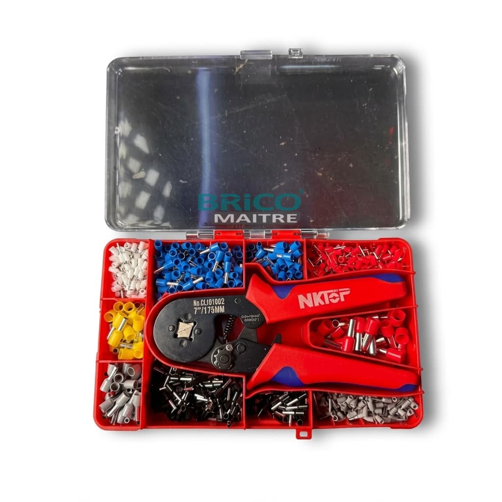 NKTOP COFFRET PINCE A DENUDER ET SERTIR 1200PCS 64A CL101002 — صورة 2