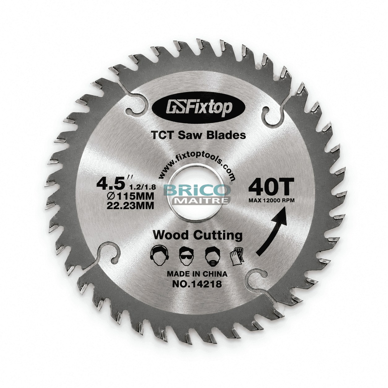 FIXTOP DISQUE CARBURE 115MM 14218 — صورة 1