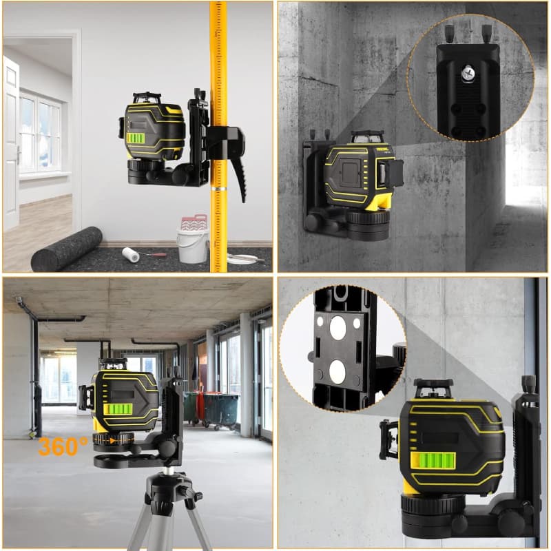 FIXTOP Trépied pour Niveau Laser 4M professionel 14826 — صورة 3