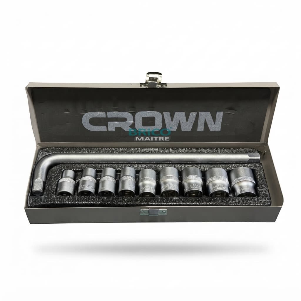 CROWN JEUX DOUILLES + CLIQUET 1/2 10PCS CPHSW-XA10 — صورة 2
