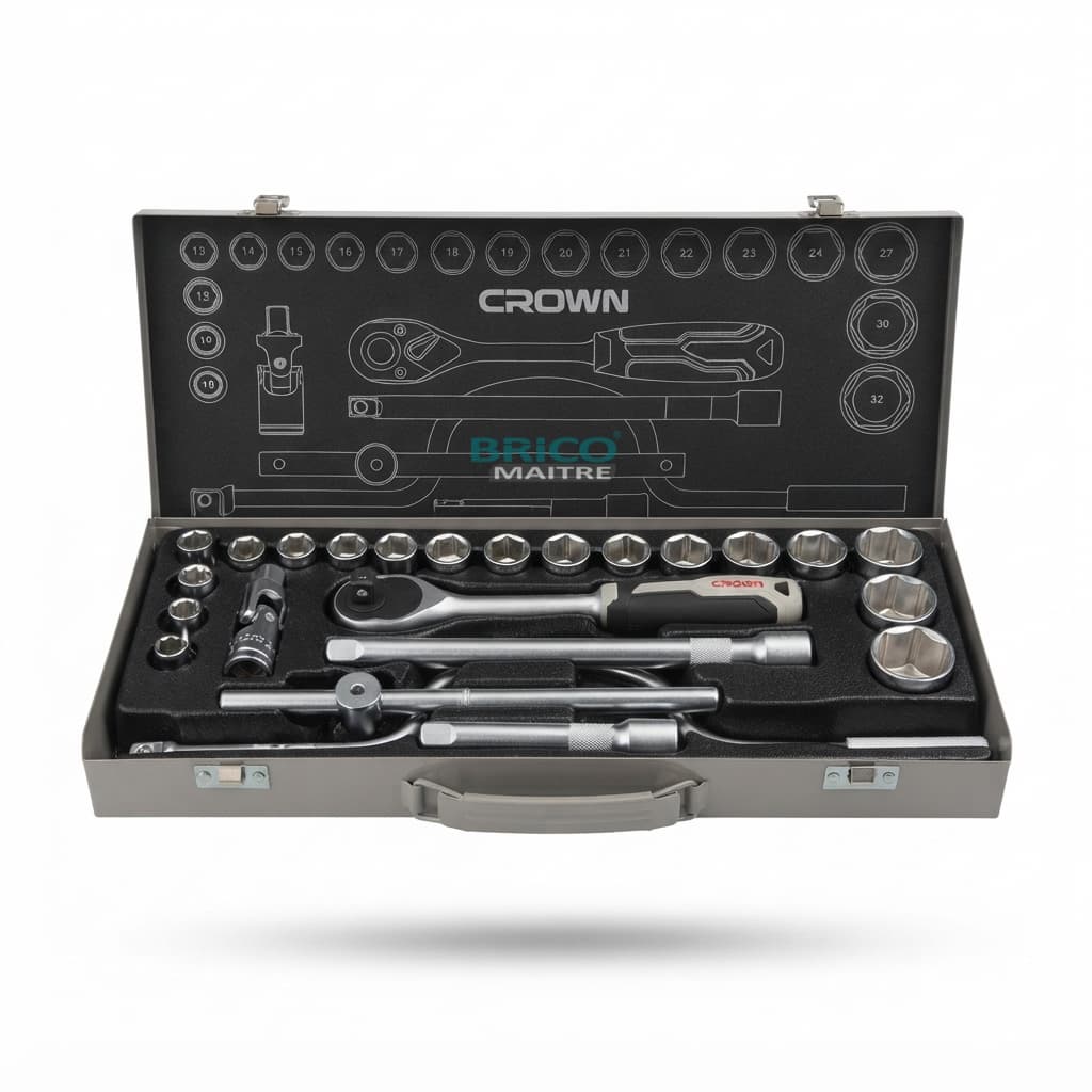 CROWN CAISSE DOUILLE+CLIQUET 24PCS CPHSW-XA24 — صورة 2