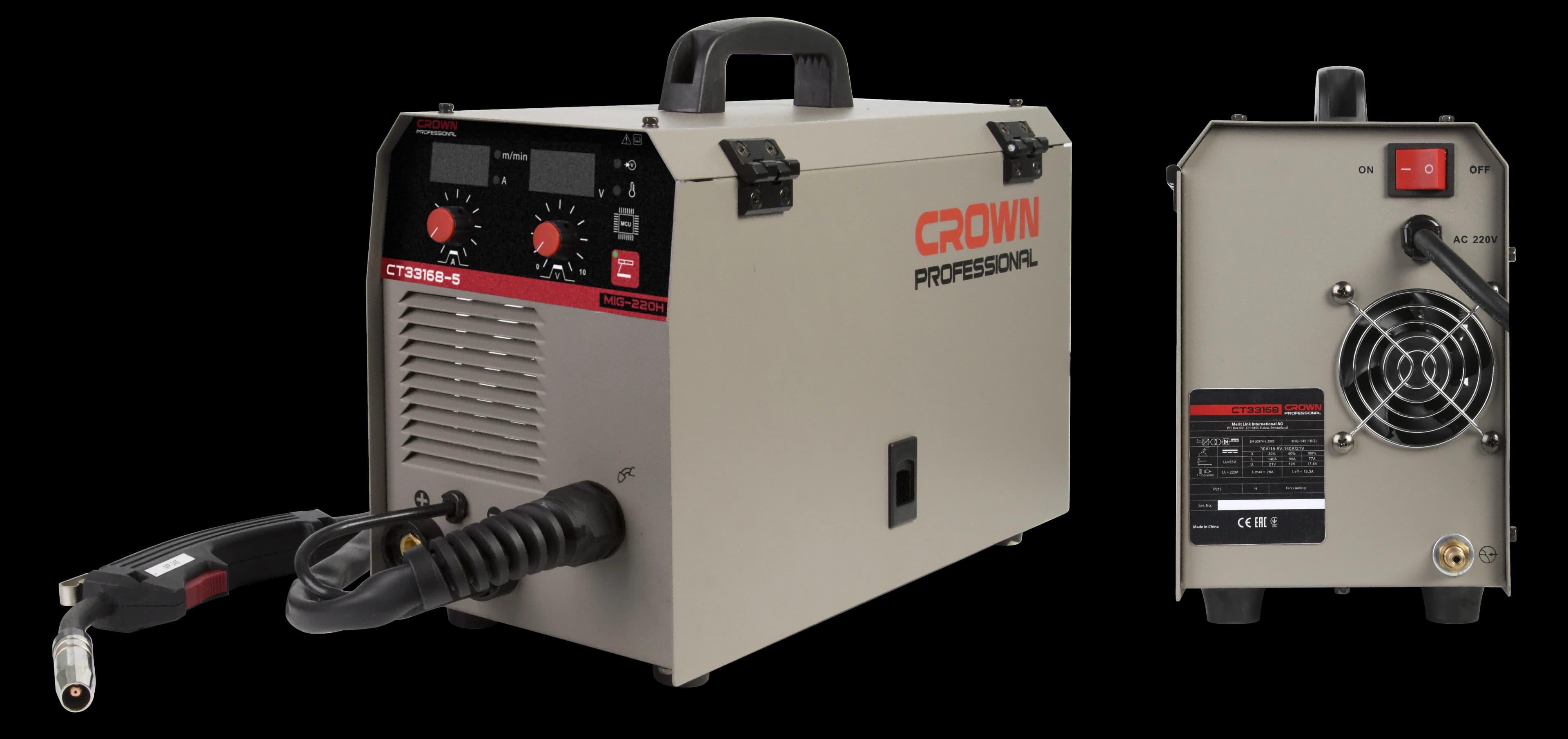 CROWN POSTE A SOUDER PORTATIF MIG140A CT33168-1 — Photo 2