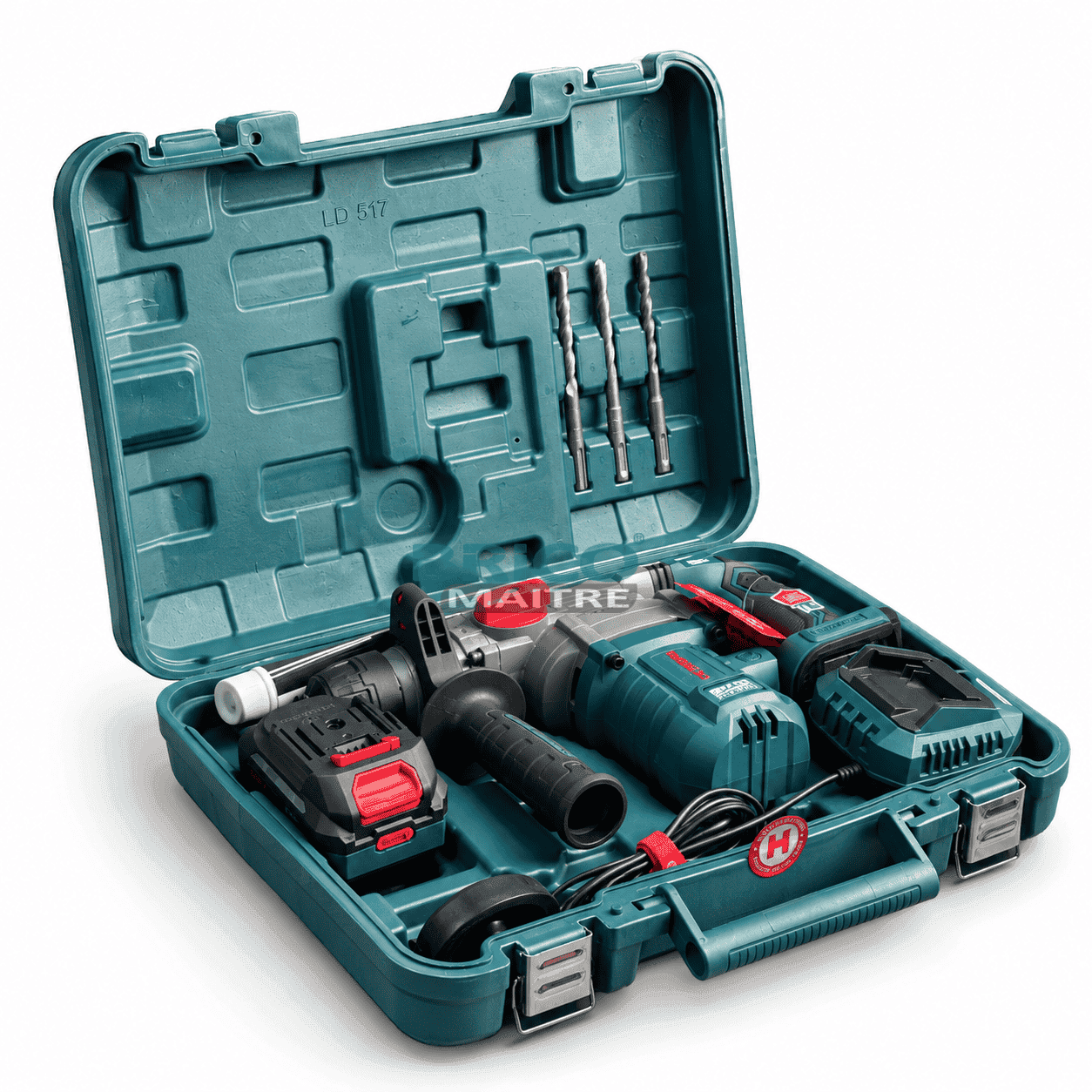 HONESTPRO Marteau Perforateur a batterie 21V brushless 4.5J YAE2650 — Photo 5