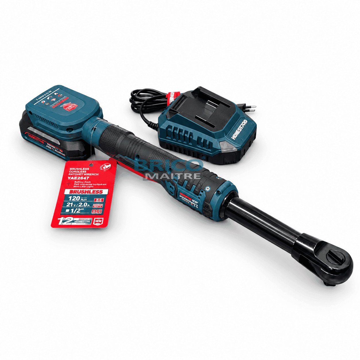 HONESTPRO CLE A CLIQUET SANS FIL 120NM 21V YAE2647 — صورة 1