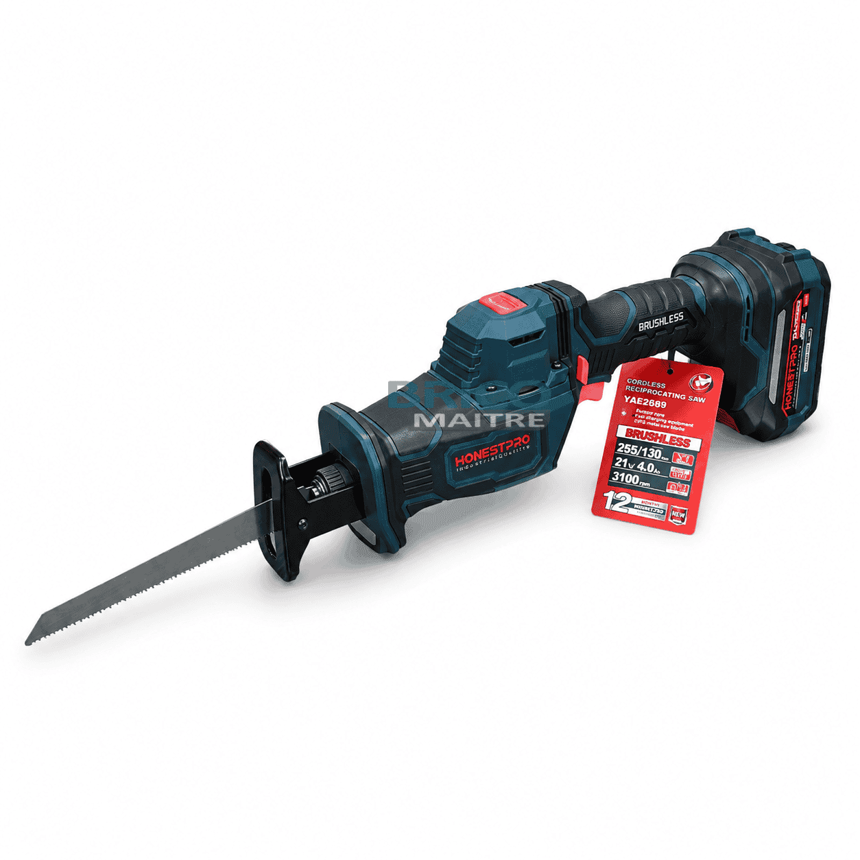 HONESTPRO SCIE SABRE SANS FIL BRUSHLESS 21V YAE2689 — Photo 1