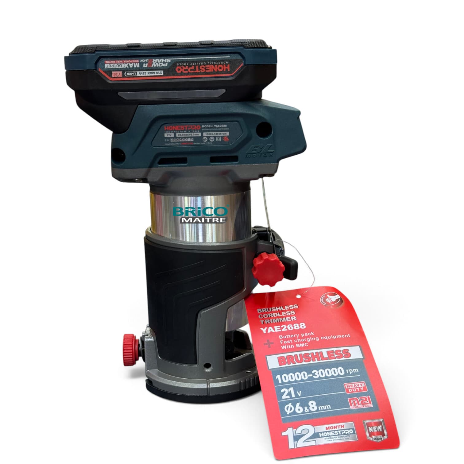 HONESTPRO AFFLEUREUSE SANS FIL 21V BRUSHLESS YAE2688 — Photo 3