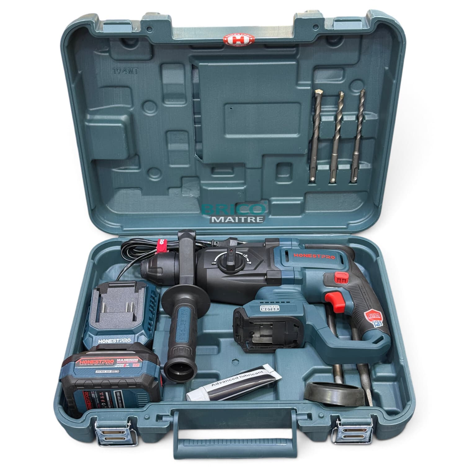 HONESTPRO MARTEAU PERFORATEUR SANS FIL BRUSHLESS — صورة 1