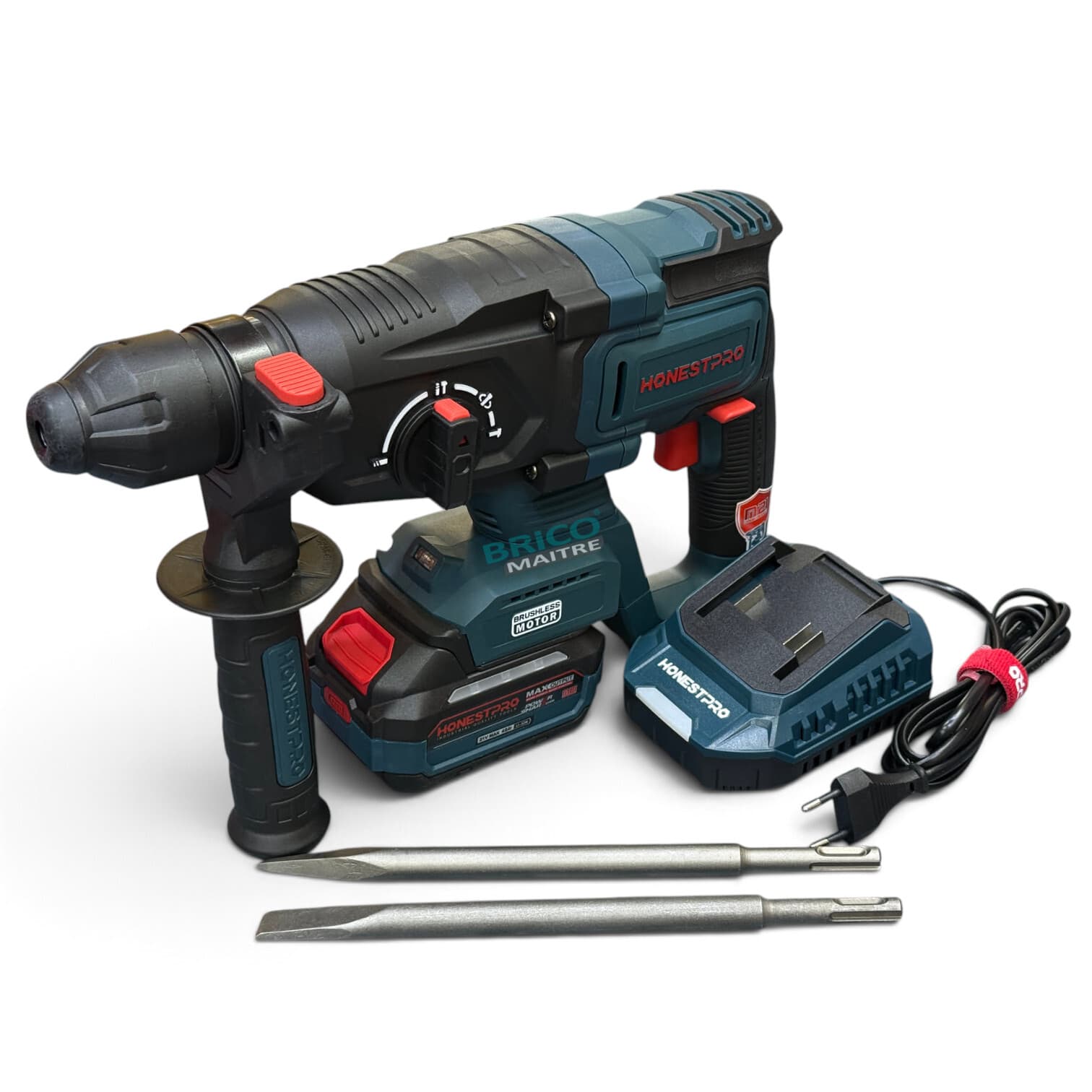 HONESTPRO MARTEAU PERFORATEUR SANS FIL BRUSHLESS — صورة 2