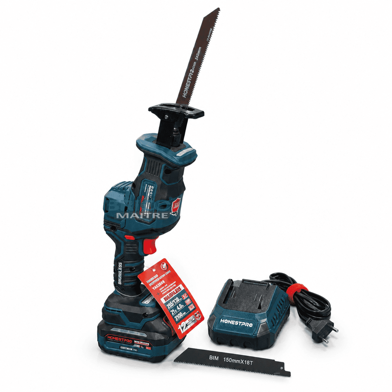HONESTPRO SCIE SABRE SANS FIL BRUSHLESS 21V YAE2689 — Photo 2
