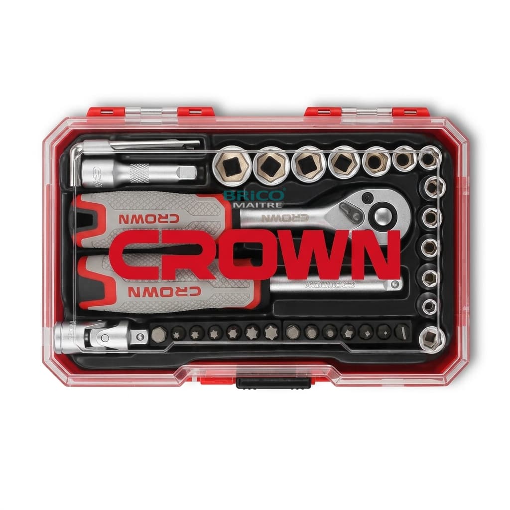 CAISSE DOUILLE 35PCS 1/4" CROWN XM35 — صورة 2