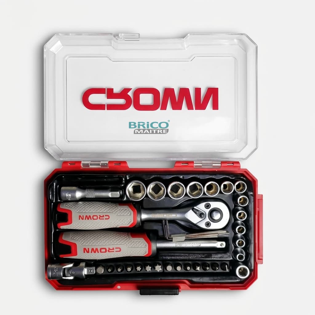 CAISSE DOUILLE 35PCS 1/4" CROWN XM35 — صورة 1
