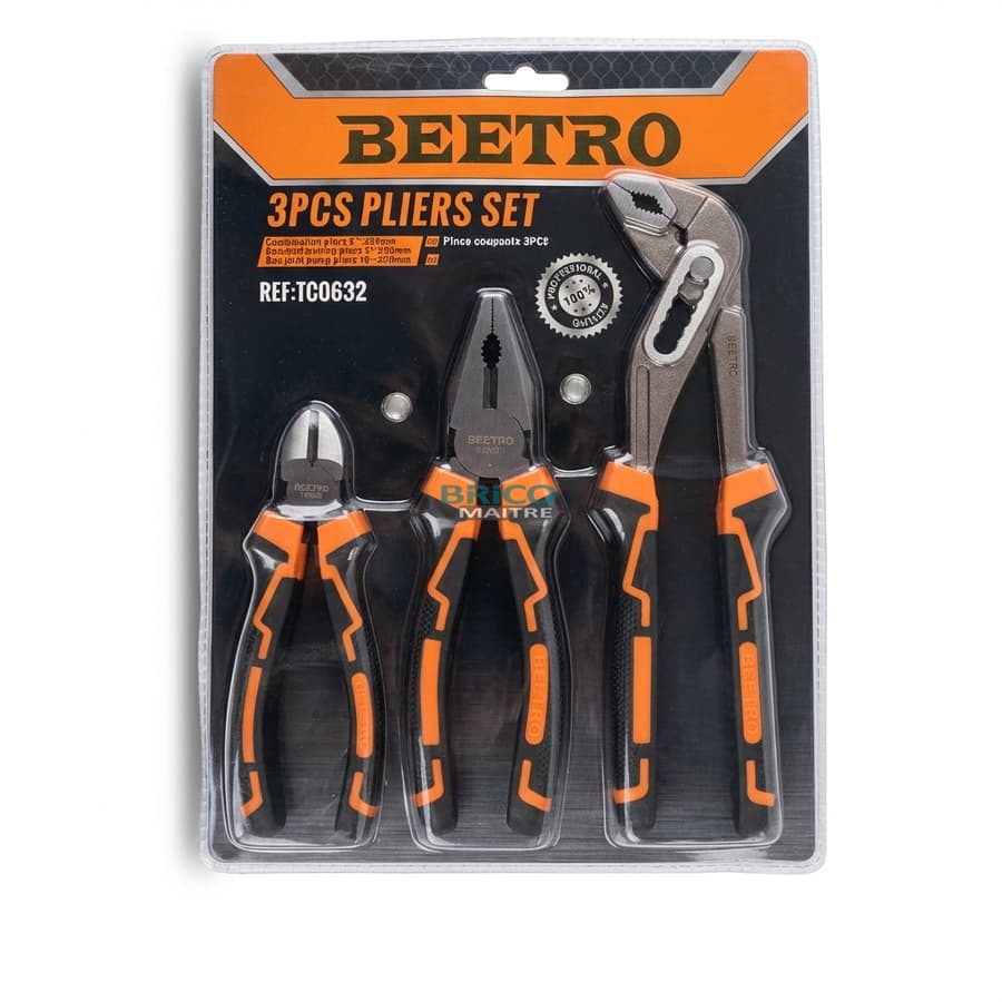 PINCE UNIV ISOLANT BEETRO 3PC — صورة 2